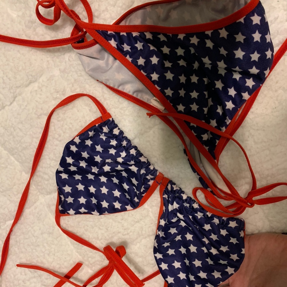 Stars n Strips Amazon bikini
